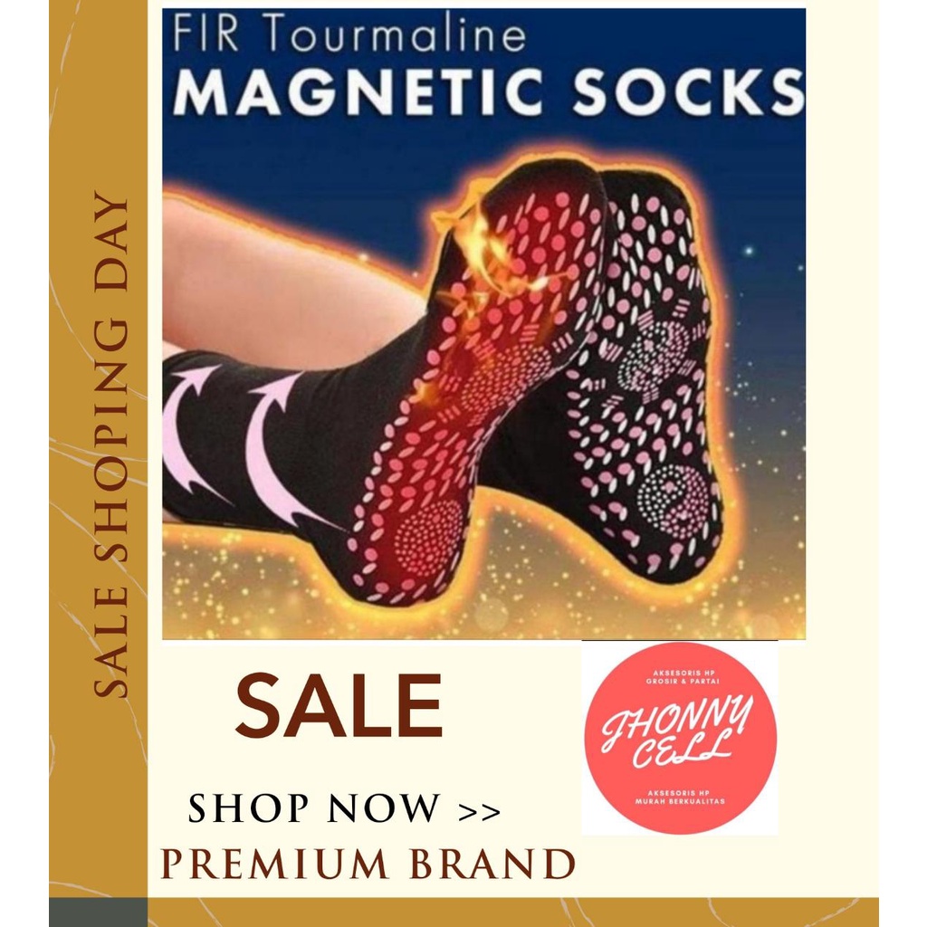 (JC) Kaos kaki terapi dengan pemanas magnetik turmalin penghangat kaki kaos kaki musim dingin winter