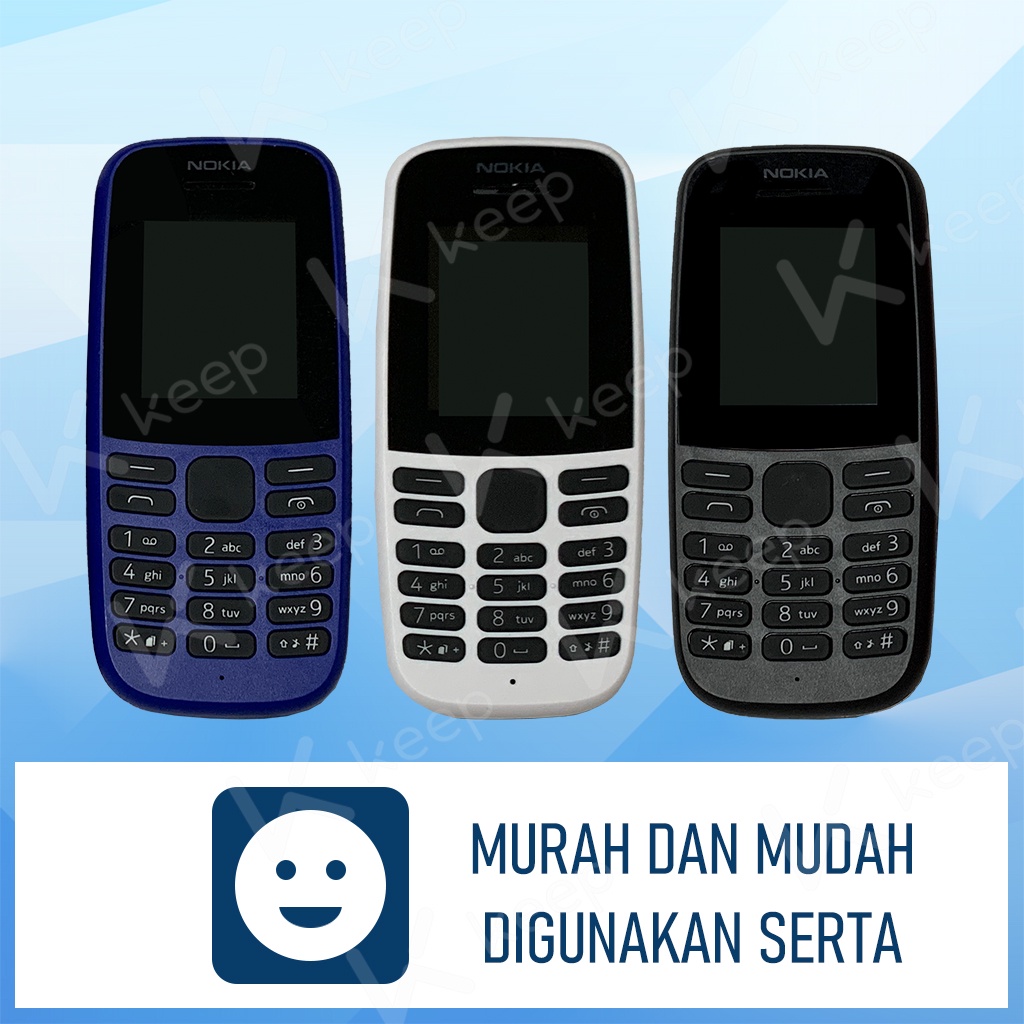 COD Nokia 105 2019 Dual Sim bahasa indonesia suara besar