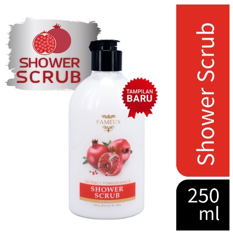 Fameux Whitening Shower Scrub 250ml