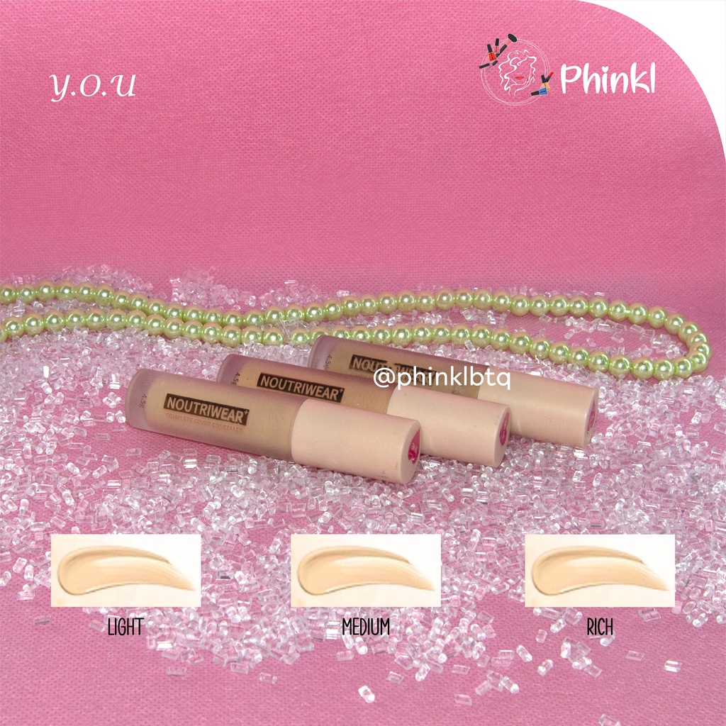 `ღ´ PHINKL `ღ´ Y.O.U concealer complete cover penutup jerawat dan kantong mata makeup skincare