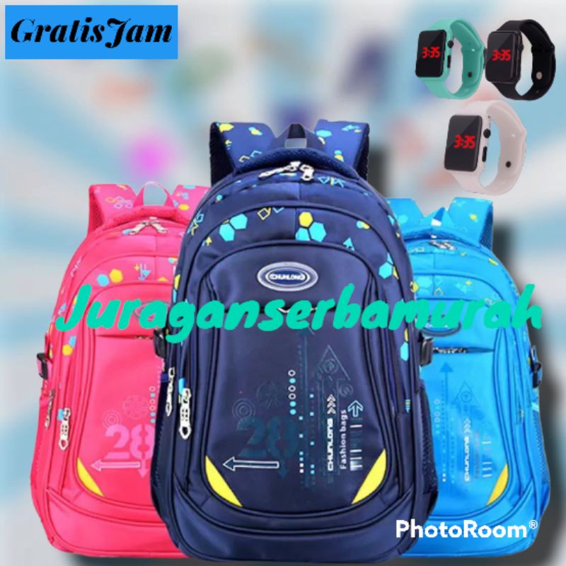 Tas ransel Sekolah SD SMP ukuran besar murah