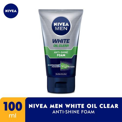 Nivea Men White Oil Clear Anti-Shine Foam 100ml