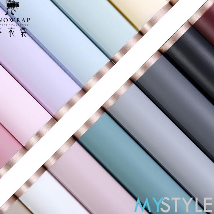 

PJX153 KERTAS BUNGA LIST GOLD GDM (1 PACK = 20 PCS) FLOWER WRAP/ PEMBUNGKUS BUNGA WATERPROOF |