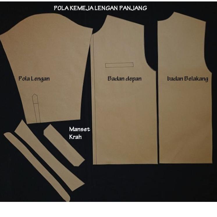 ㅲ POLA JIPLAK KEMEJA / BAJU KOKO PRIA DEWASA ⇗