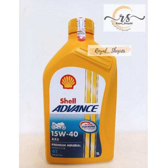 [KODE PRODUK ADZIH7991] Oli Shell Advance AX5 15W-40 Oli Shell AX5 Oli Shell Motor Sport 4TAK 1 Lite
