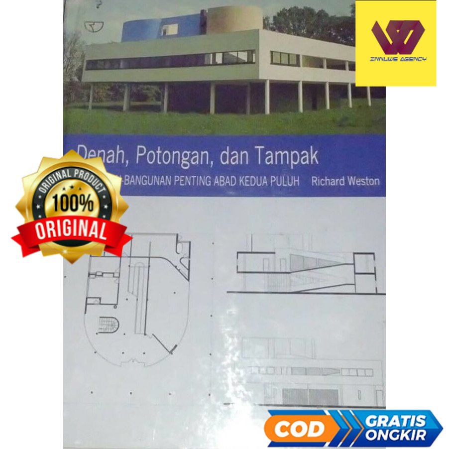 Denah, Potongan, dan Tampak Bangunan - Richard Weston #01