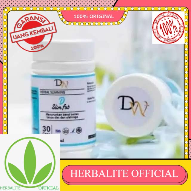 100% ORIGINAL Dw Herbal Slimming D Slim Fat Obat Herbal Pelangsing Badan Asli Sedia Complexia Artrop