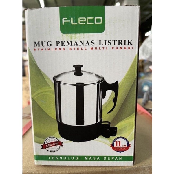 Mug teko listrik mug elektric teko pemanasi air 11cm merek peleco