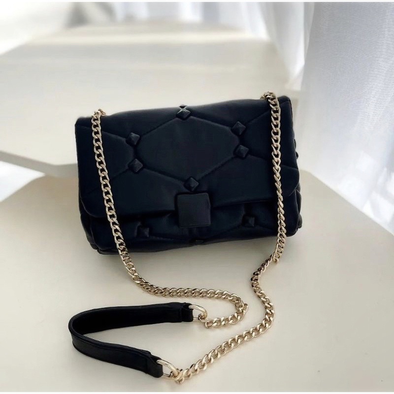 TAS SELEMPANG WANITA ZR MINI QUILTED STUD