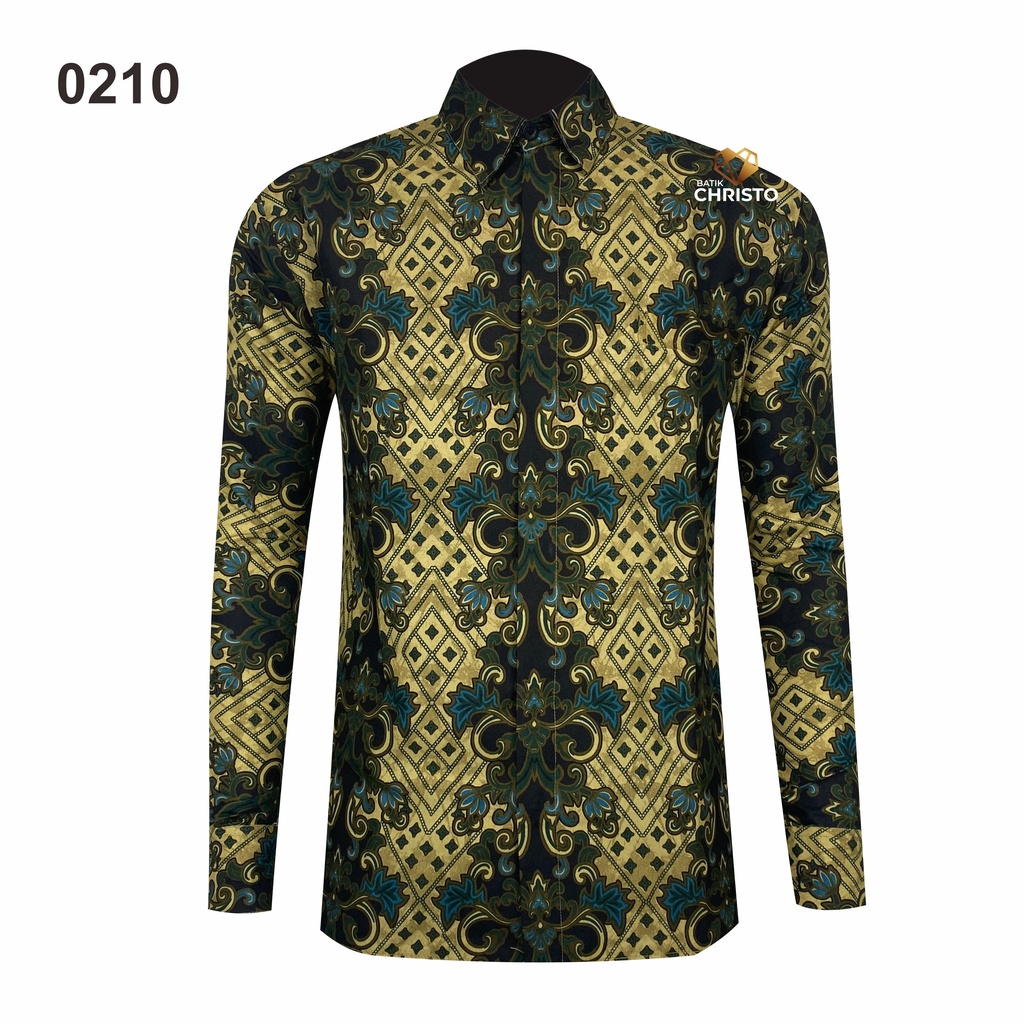 Kemeja Batik Pria Christo Slimfit Premium CHR 0210