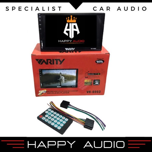 TV mobil Head Unit Double Din Varity VR-6993 Deckless bluetooth USB