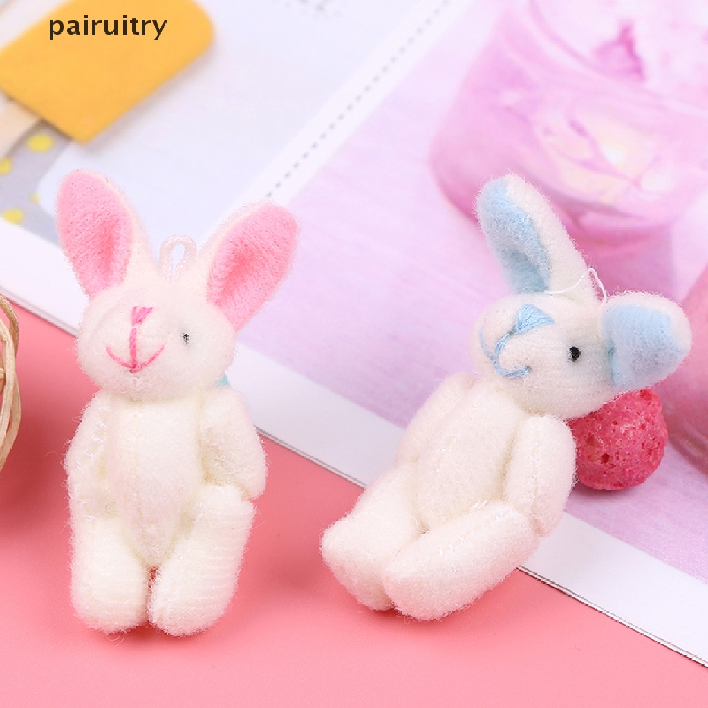 Prt Mini 4cm Kelinci Boneka Boneka Boneka Mainan Bayi Boneka Kelinci plush Untuk Anak-Anak candy box gift toys lovely PRT