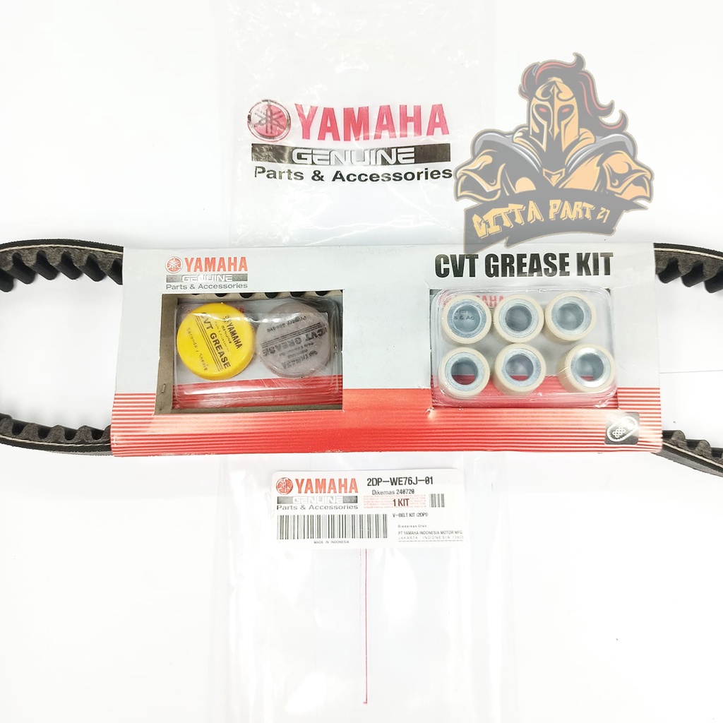 VANBELT V-BELT PLUS ROLLER YAMAHA 2DP KUALITAS ASLI ORIGINAL YAMAHA YGP PRESISI ANTI SELIP ROLLER AWET DAN DIJAMIN MANTAP NMAX 150 N MAX