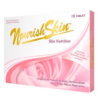 NOURISH SKIN TAB 1SI 30 nouris tab 30 nourish skin nutrition  suplemen kecantikan