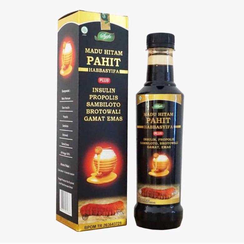 

➷Diskon Madu Hitam Pahit Habbasyifa Plus Insulin Propolis Sambiloto Gamat Gold 470gr 45 ➷