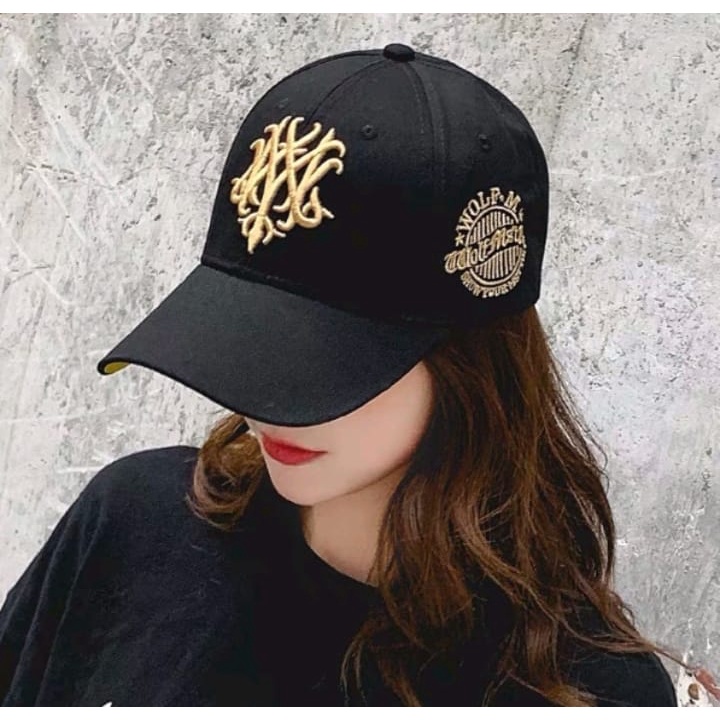 topi baseball 6 panel distro motif ny kriting