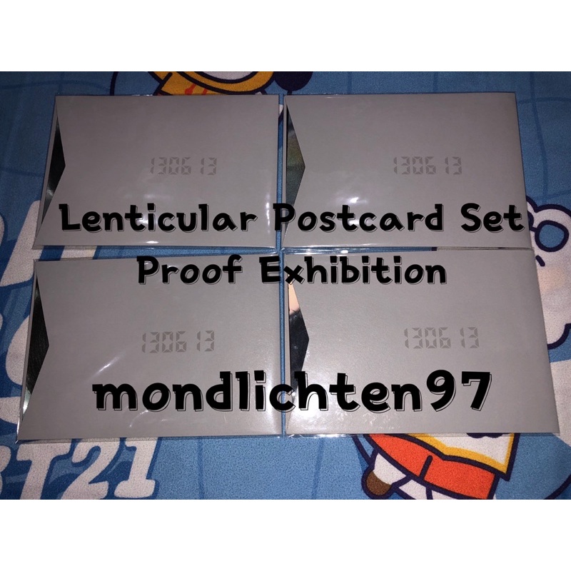 Lenticular Postcard Set Proof Exhibition Jimin Jin