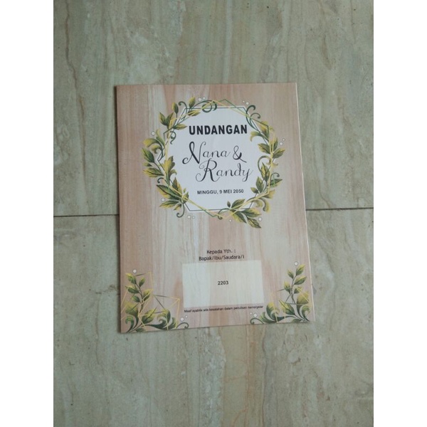 Jual undangan Erba 2203 kren | Shopee Indonesia