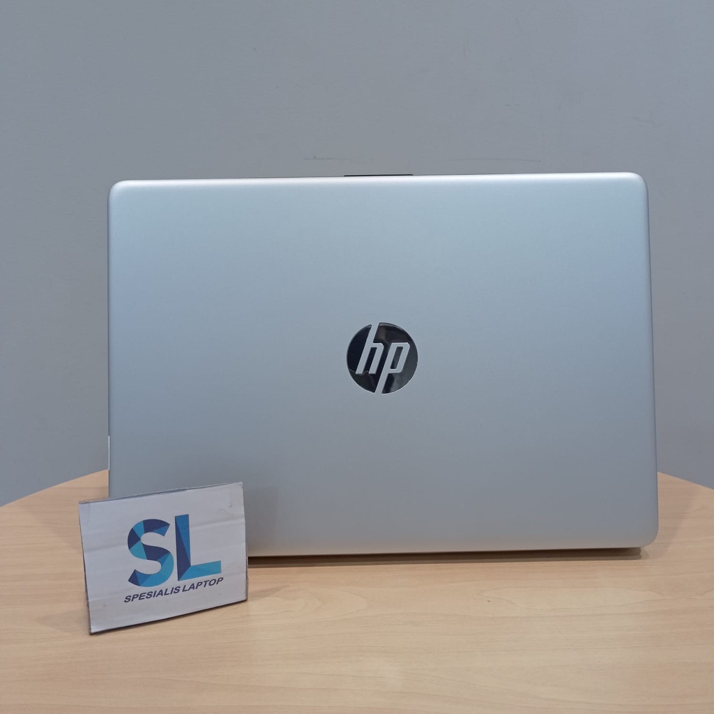 LAPTOP BARU HP 14 RYZEN 3 3250U 8GB 512GB SSD FHD WIN10HOME SILVER