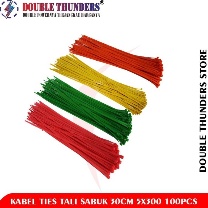 

DT Kabel Ties Tali Sabuk 30cm 5x300 isi 100pc dthund33