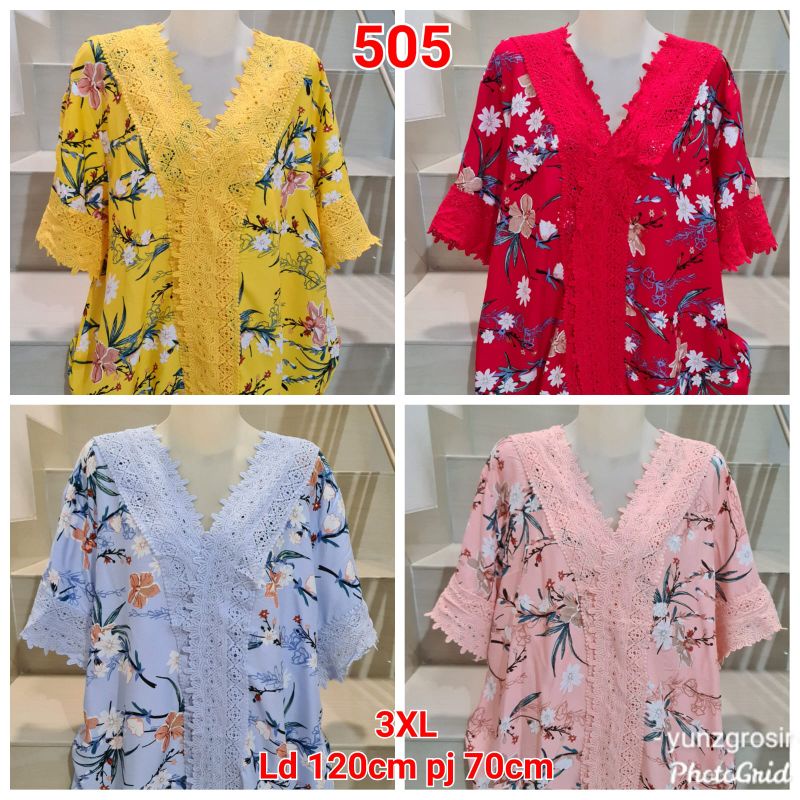 BLOUSE / JUMBO / ATASAN / BIG SIZE / PESTA / PAYET / CHIFFON / MODERN / FASHION / IMPORT / KALONG BL