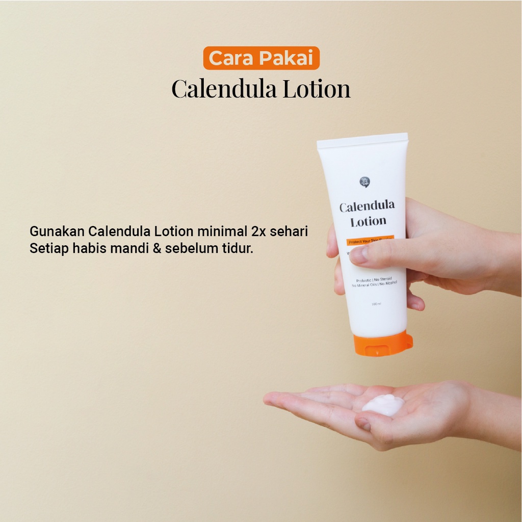 Bio Talk Calendula Body Lotion For Eczema and Dry Skin 100gr BPOM BioTalk