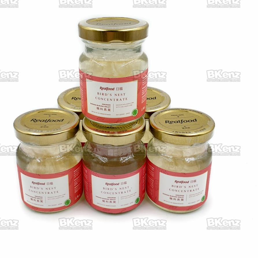 

ㅑ BONUS 2 BOTOL! Realfood Forever Young Minuman Sarang Burung Walet Asli Collagen Anti Aging [6x 70ml] ㅾ