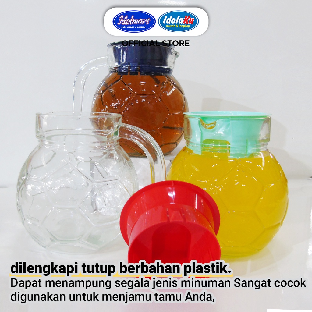 IDOLMART Teko Bulat Kimglass Satuan TPL-814 500ml - Surabaya