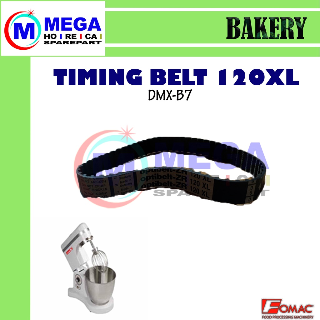 Dmx-B7 Sparepart TIMING BELT Mixer"FOMAC"