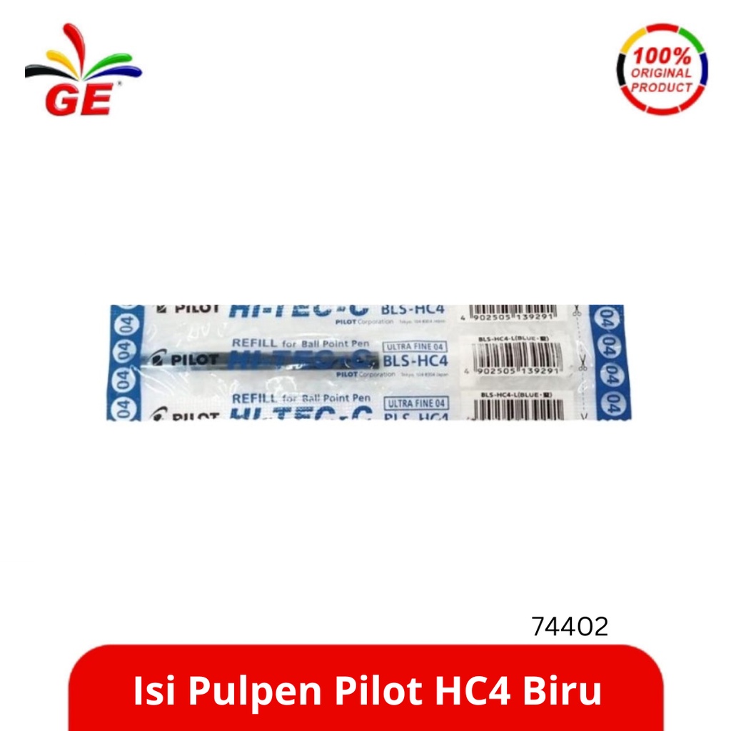 

GE - Isi Pulpen Pilot HC4 Biru 74402