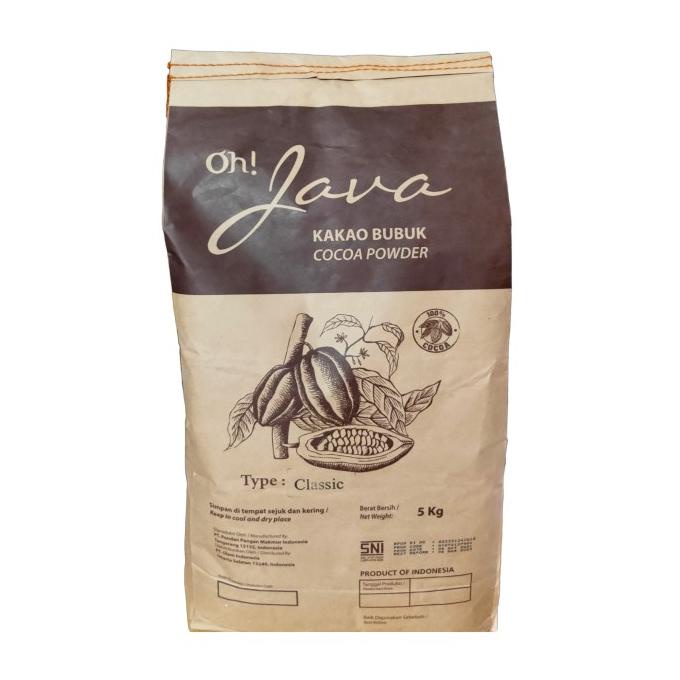 

Oh! Java Cocoa Classic Powder Premium Kakao Bubuk Klasik 5 Kg