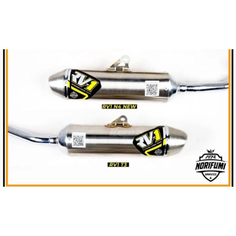 KNALPOT NORIFUMI RV1 N4/T3 KLX 150, KNALPOT RACING NORIFUMI ORI RV1 N4/T3 KLX150