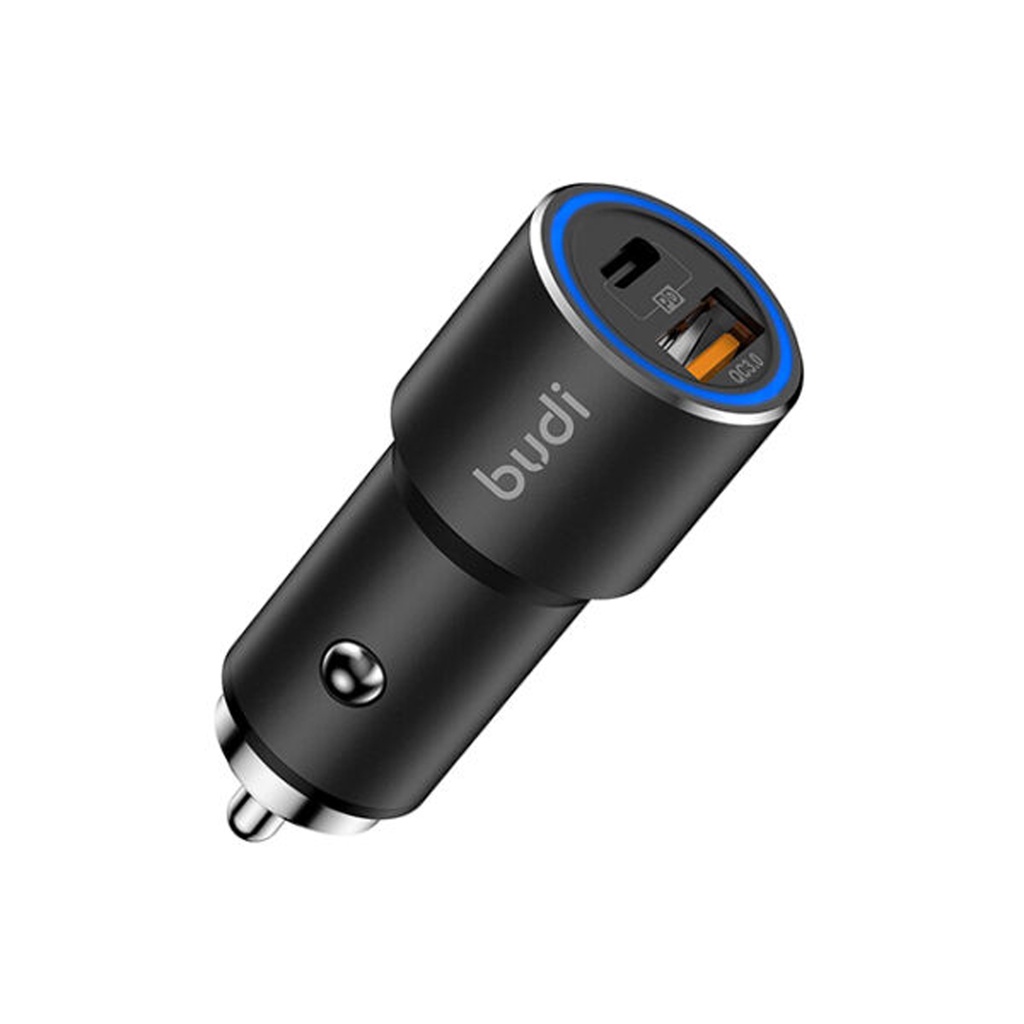 Car Charger Tipe IDO Fast Charge 1 Port Kabel USB Quick Charger 3.0 18W + 1 Port PD USB-C 20W Output Saver Aksesoris Mobil - TC 501