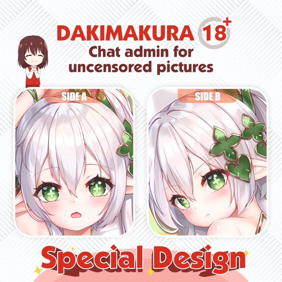 Dakimakura Nahida Genshin Impact 150x50 cm (Cover Only)