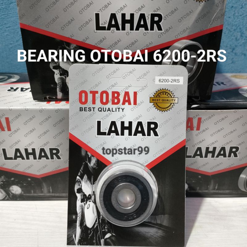 Kelahar Bearing Otobai Bering Laher Lahar 6200 2RS Harga Per 1 Pcs