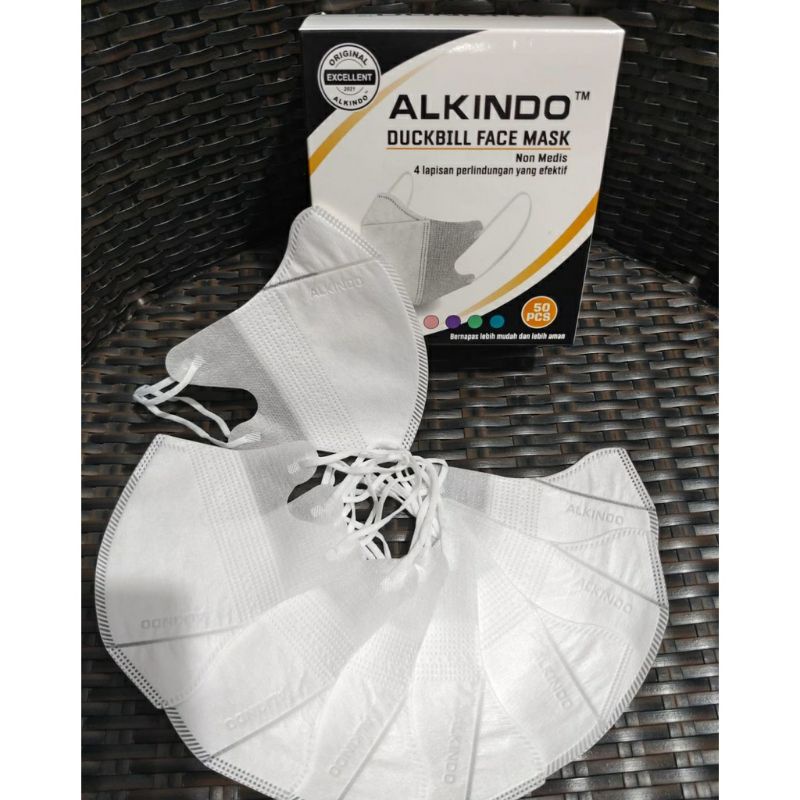 [BISA COD] SAMARINDA_BAROKAH Masker Duckbill dewasa anak alkindo mauson premium murah isi 50pcs
