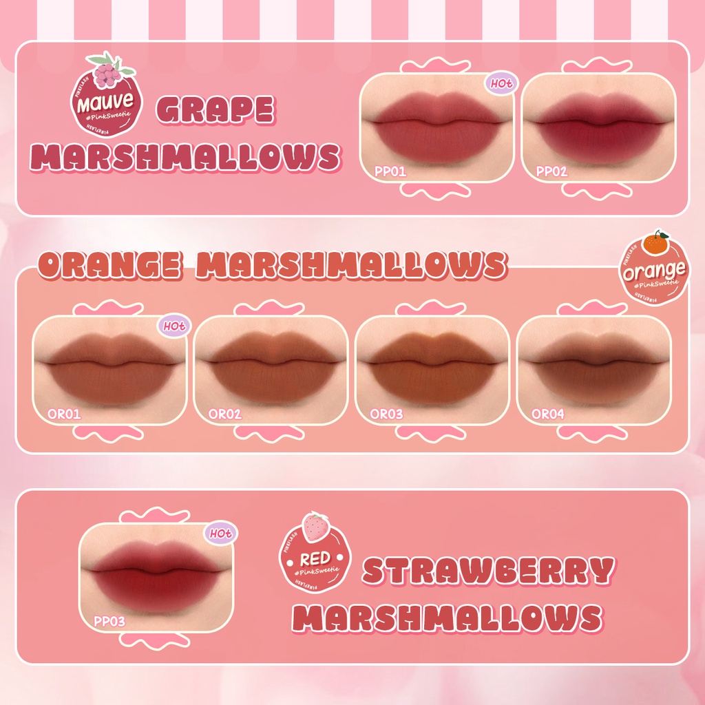 ✿ MADAME ✿PINKFLASH POWDERY LIPGLOSS - PEWARNA BIBIR HIGH PIGMENT BPOM ORIGINAL