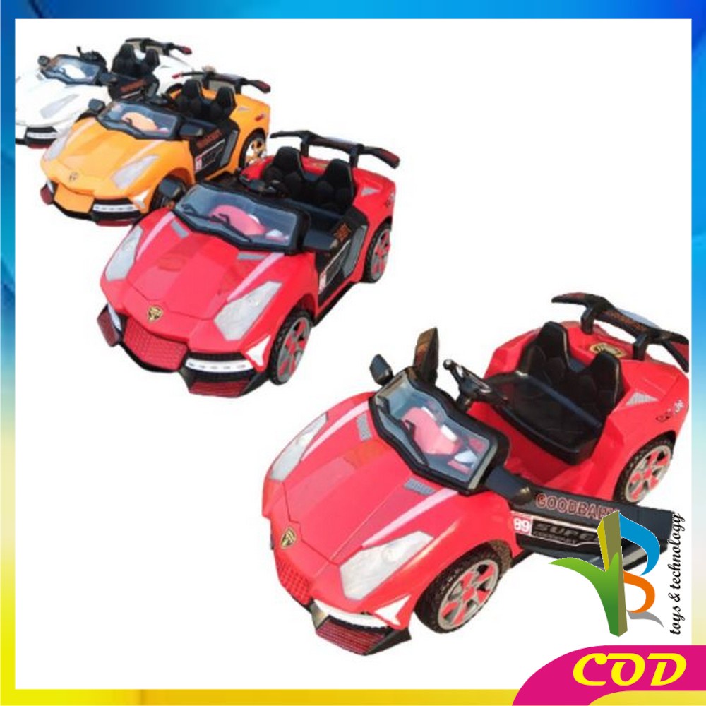 RB-M244 Mainan Mobil Aki Sport Super Car Mainan Mobil Mobilan Aki Anak Porsche Musik Lampu Ride On Remote Control