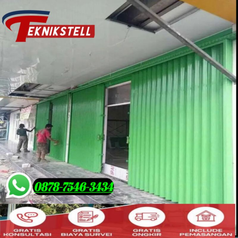 Link Co Pintu Folding gate 0,4 Galvalum