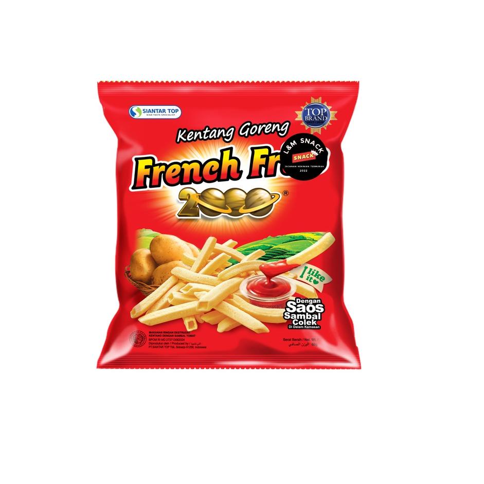 

T56✹ French Fries 2000 Besar Stik Kentang 1 Pack Isi 10 pcs @17gr Terlaku