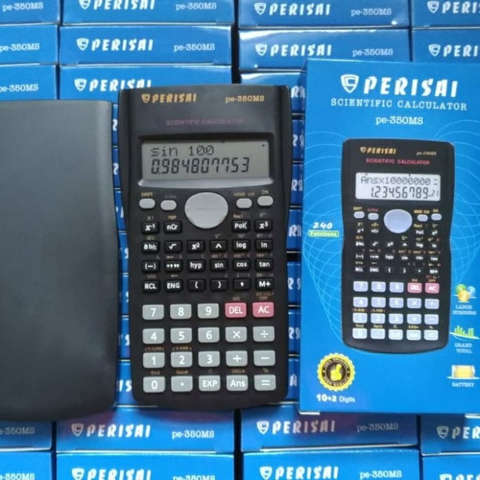 

PRODUK TERBATAS Kalkulator Scientific Perisai PE-350MS. Free Hard Case