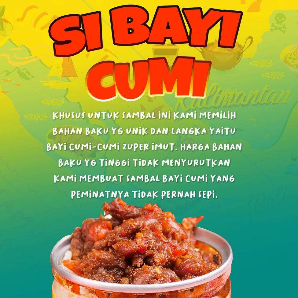 

(G-B8B(») Sambal Baby Cumi [Medium] langsung kirim