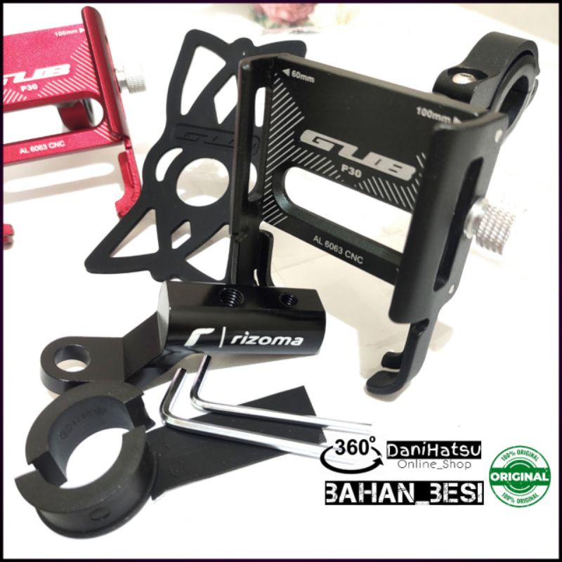 Holder Hp Handphone Khusus XMAX NMAX ADV PCX LEXI AEROX VARIO SCOOPY VIXION XSR MOTOR GUB P10 P30 OR