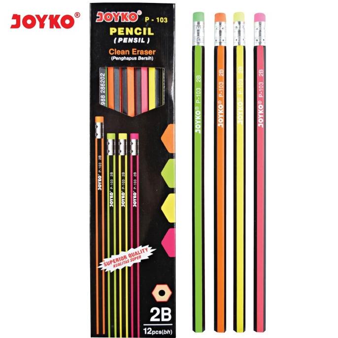 

Pencil / Pensil Joyko P-103 / 2B / 1 BOX 12 PCS