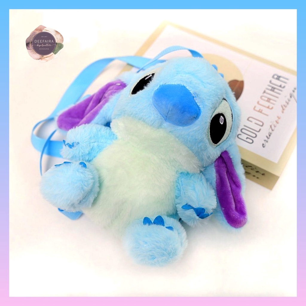 Tas Boneka Ransel Model Stitch LiL0 Bahan Lembut Dan Bisa DipakaI Kapan Saja