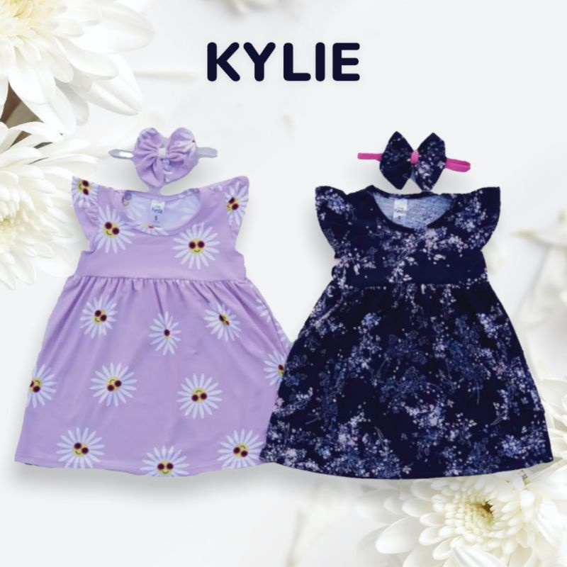 6bln-3thn [BEBAS PILIH MOTIF] KYLIE DRESS gratis bando dress anak dress bayi gaun anak little koda