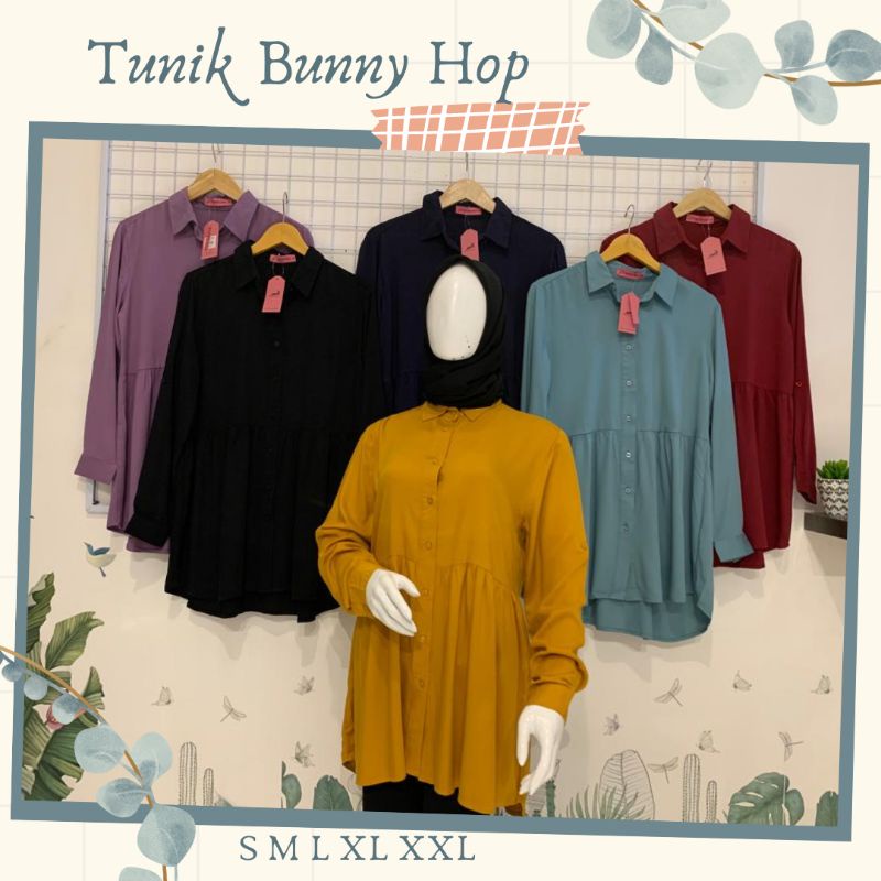 Tunik Bunny Hop Katun Rayon Tunik Katun Rayon Wanita