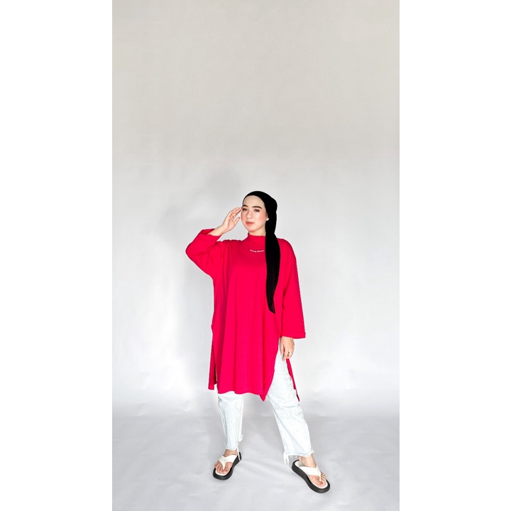 Tunik Terbaru NEUM// Tunik BASIC Polos//Atasan Muslimah Modern//Berbahan Catton Combad 20s//Tunik Mu