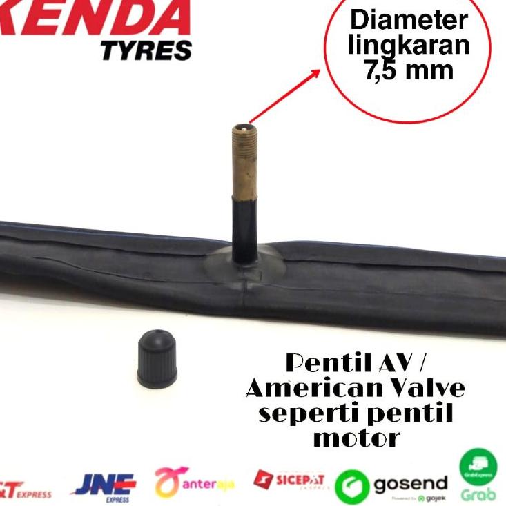 Terbaru ban dalam sepeda kenda 26 x 1.75 / 1.95 / 2.00 / 2.10 /  AV pentil panjang 48 mm mtb thrill 