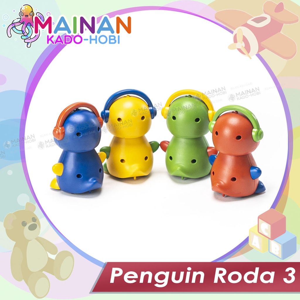 MAINAN ANAK MINI PULLBACK CAR ANIMAL HEWAN RODA 3